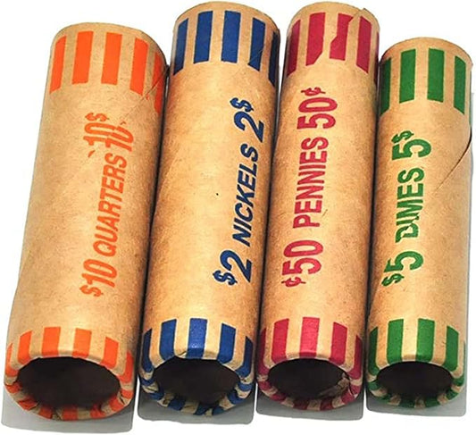 L LIKED Preformed Coin Wrappers Rolls by LLIKED