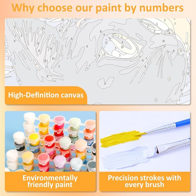 Mandun 3 Pack Tarot Paint by Numbers Kit - Image 5