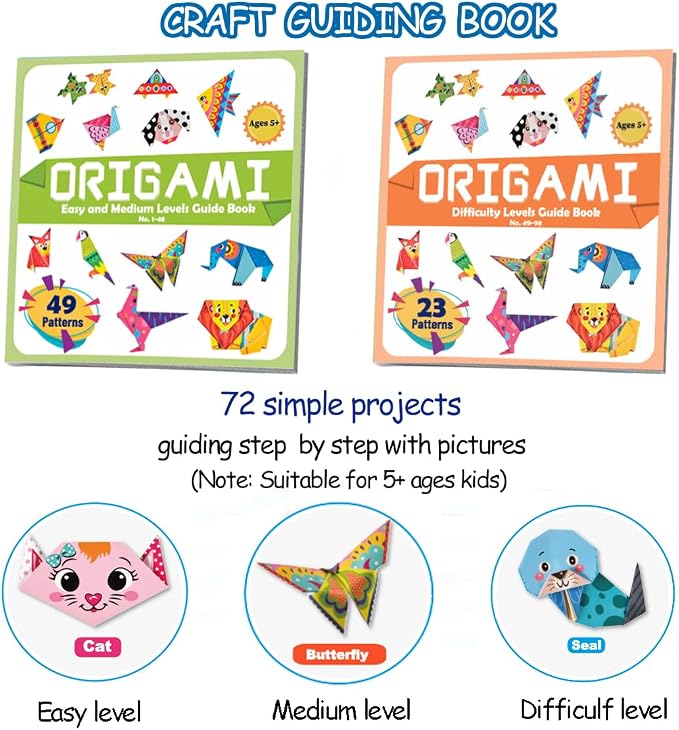 hapray Origami Kit for Kids Ages 5-8 8-12, - Image 4