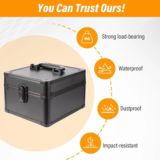 EcoVibe Graded Card Case, Aluminum Alloy Trading Card Storage Box - Image 5