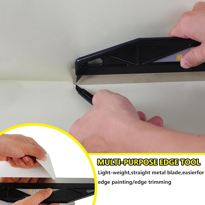 12-Inch Paint Edger & Trim Guard | Stainless Steel Straight Edge Tool | - Image 4