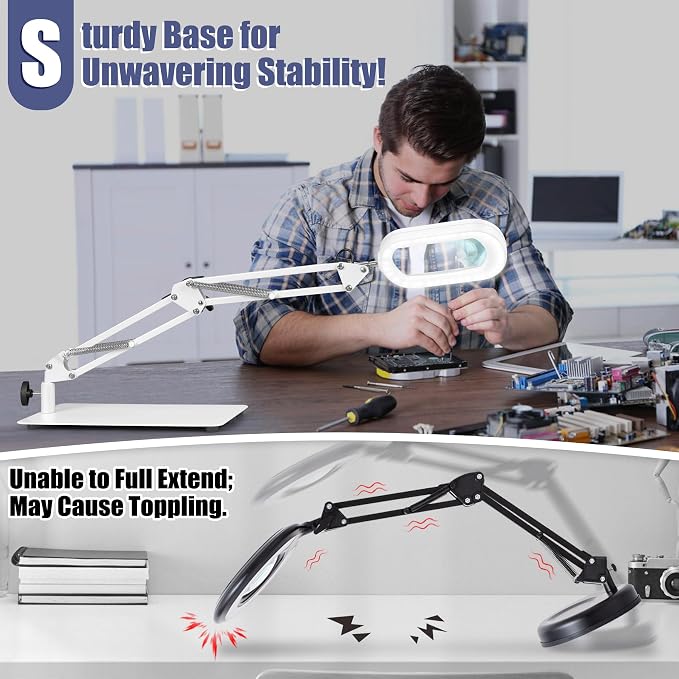 Drdefi 12X Square Magnifying Glass - Image 3