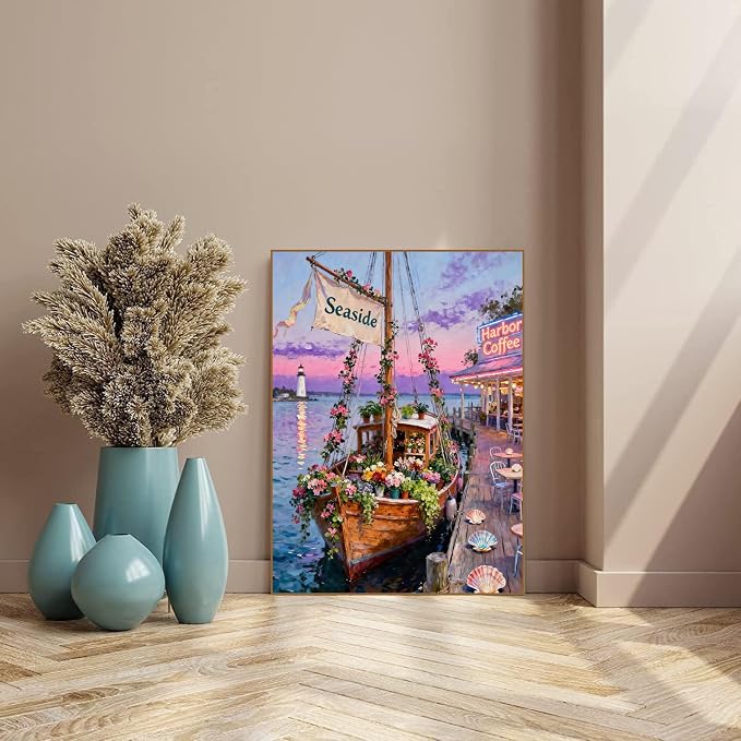 WUDWL Diamond Art Kits for Adults Beginner, DIY Seaside Scenery Painting - Image 8