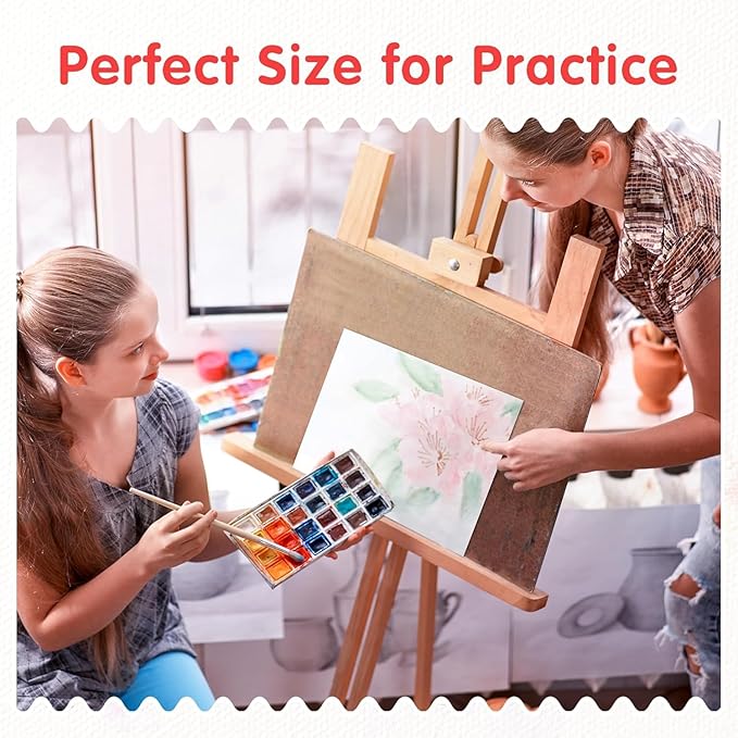 FIXSMITH Canvas Boards for Painting 8x10 Inch, Super Value 12 Pack White Blank - Image 5