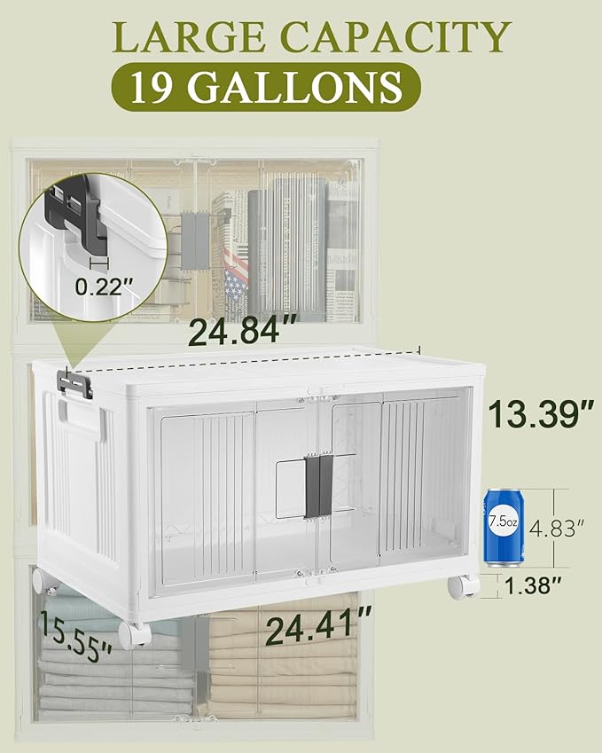 OlarHike 76QT Lockable Storage Bins - Image 8