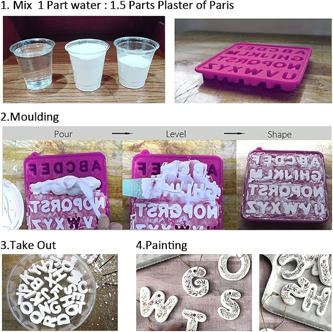 Falling in Art 1lb Plaster of Paris - Image 3