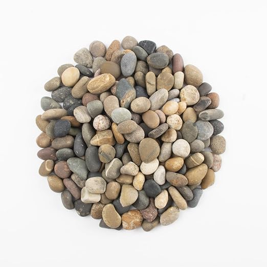20 LBS Natural River Rocks by LOOIOOJ