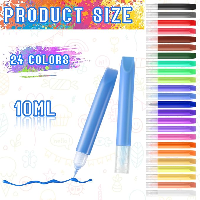 Motipuns 72 Pcs 96 Pcs Suncatcher Paint Pens - Image 2