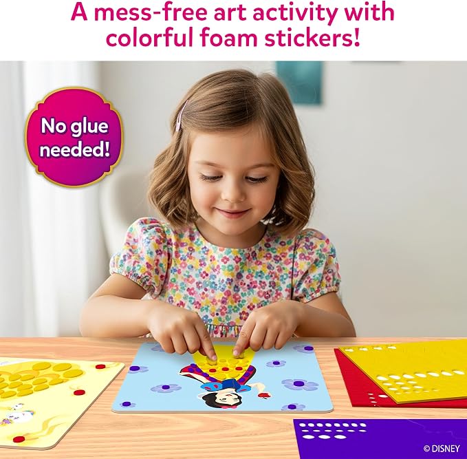 Skillmatics Fun with Foam 3D Sticker Art – Disney Princess, Mess-Free Fun | - Image 2
