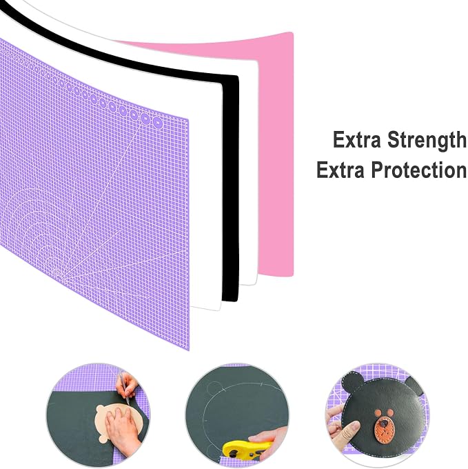24" x 36" Self Healing Cutting Mat: Double Sided Sewing Cutting Mat Craft - Image 3