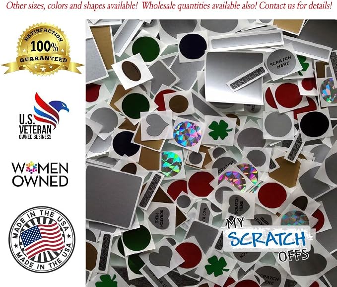 My Scratch Offs 20 Pack Mardi Gras Make Your Own DIY Scratch Off Cards & - Image 8