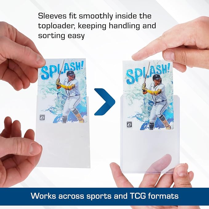 BCW 50-Count Topload Card Holders & 100-Count Trading Card Sleeves | Protects - Image 4