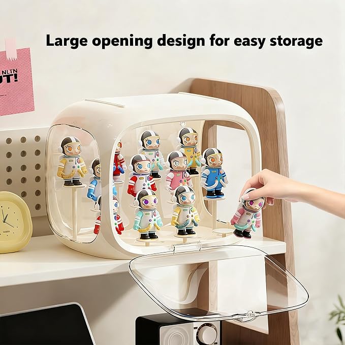 Display case for Plush Doll, Upgrade Large-Sized Display Box for 6.7in Dolls - Image 4
