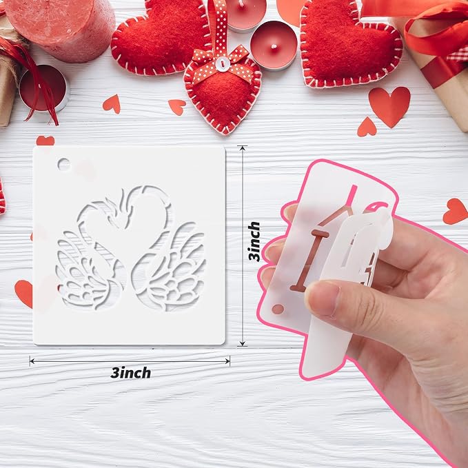 JULMELON Valentine's Day Stencils - Image 2