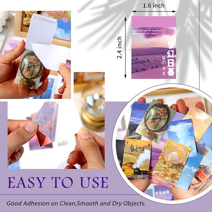 600 Pieces Washi Sticker Set, 12 Set Scrapbooking Diary Planner Album Diary - Image 2