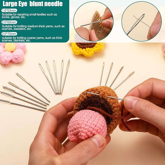 Bupete 40 Pcs Yarn Needles Set, Darning Needles - Image 4
