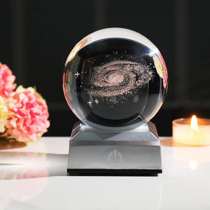 Ornalrist 3.15 Inch 3D Galaxy Planet Glass Ball - Image 6