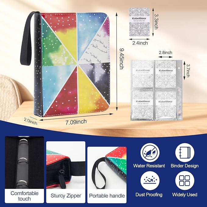 Card Binder – 400 Capacity, Zippered Trading Card Holder - Image 4