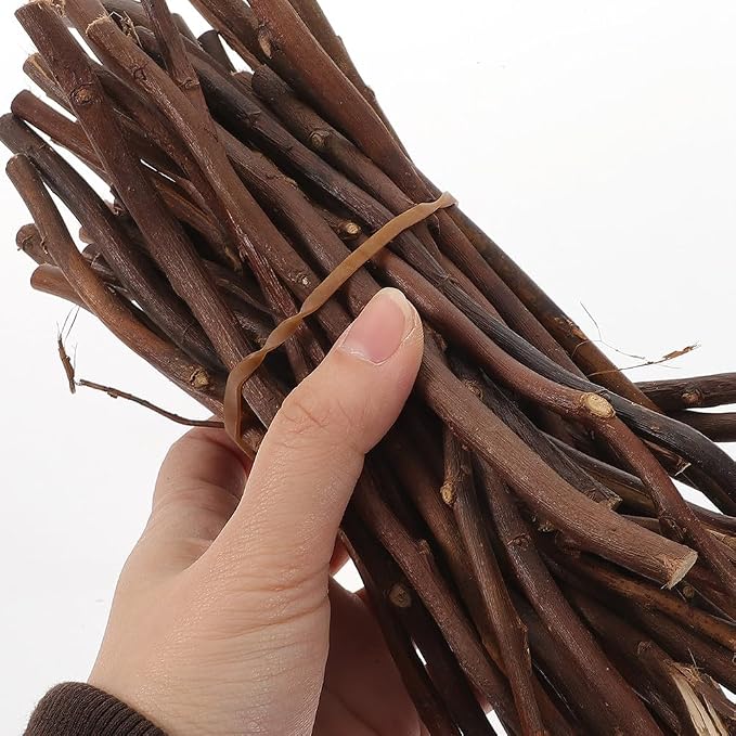 DOITOOL 50pcs Natural Wood Sticks - Image 8