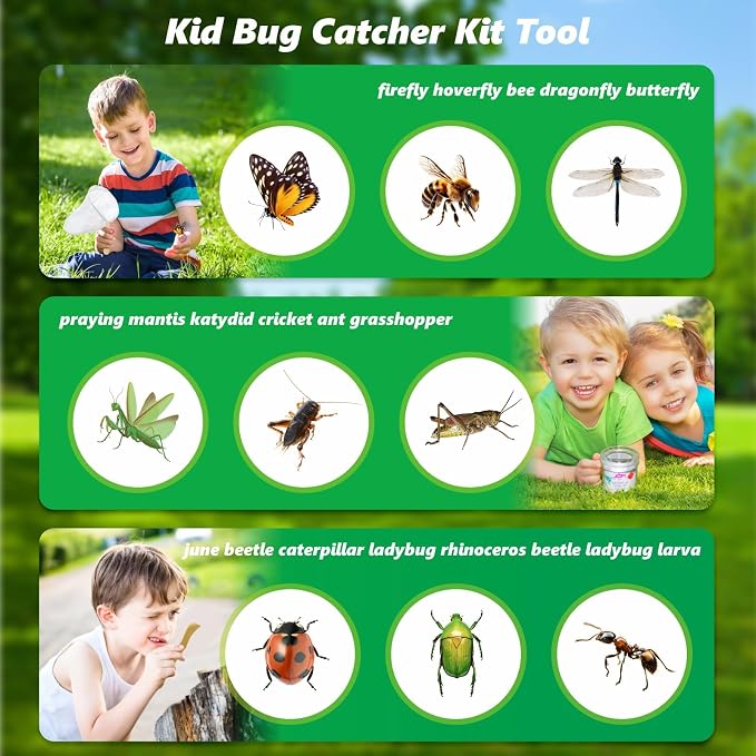 SimpliPlay Kids Bug Catching Kit, 6-in-1 Nature Discovery Kit - Image 4