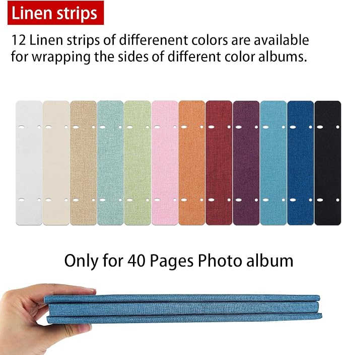 Vienrose Photo Album Self Adhesive Scrapbook Refill Pages - Image 3