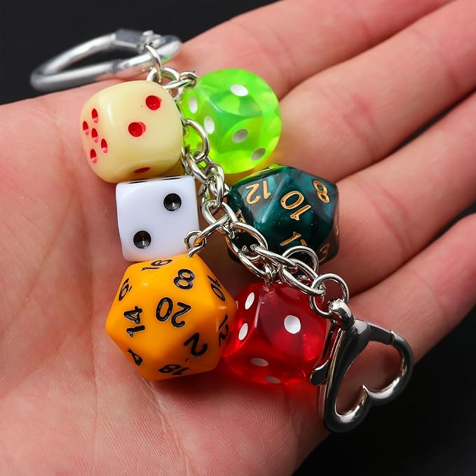 Dice Bag Charms Keychain for Women Men - Image 6
