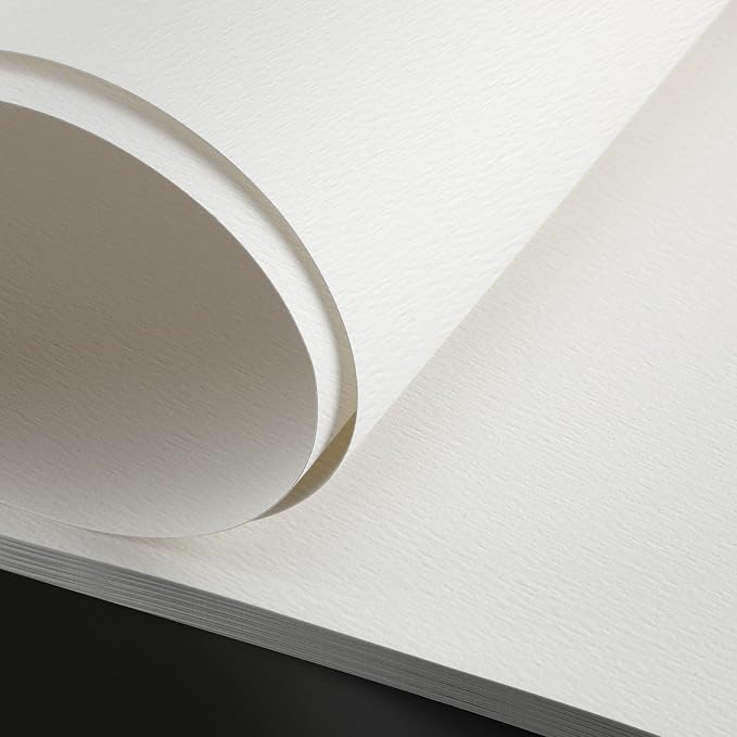 Kisston 10 Sheets Large Watercolor Paper 22 x 30 Inches, 140 Lb/300 GSM Cotton by Kisston