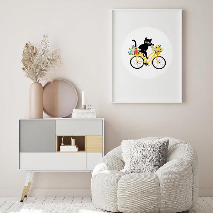 Louise Maelys Cat Bicycle Embroidery Kit - Image 7