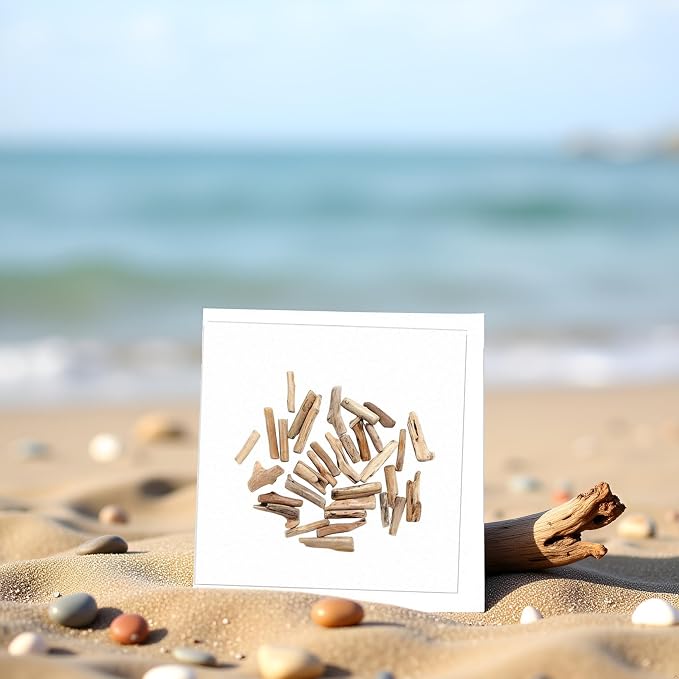 20 Pcs Wood Natural Driftwood Pieces Branch Slices Beach Decor - Image 7