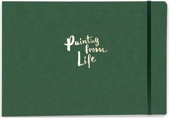 Handmade Watercolor Journal, 140lb/300gsm, Cold Press, 20 Sheets/40 Pages by PaperPop
