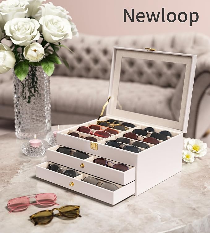 NEWLOOP 10/30 Slots Sunglass Organizer - Image 2