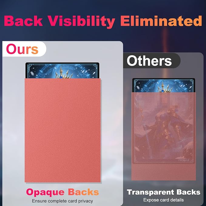 200 Pack Card Sleeves, Matte Dual Trading Card Sleeves - Image 3