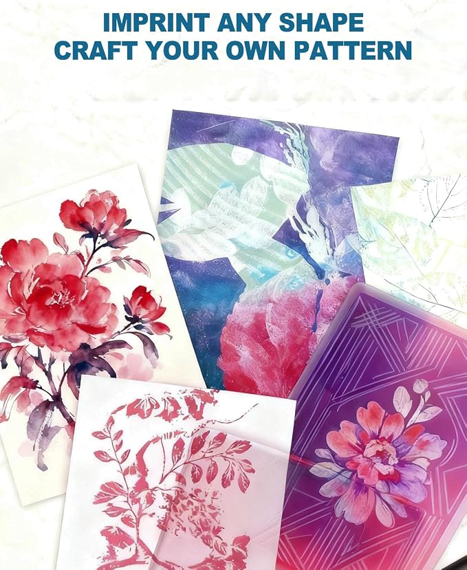 UCEC 2 Pack Small Gel Printing Plate Set – 5x7 Inch Reusable Printmaking - Image 7