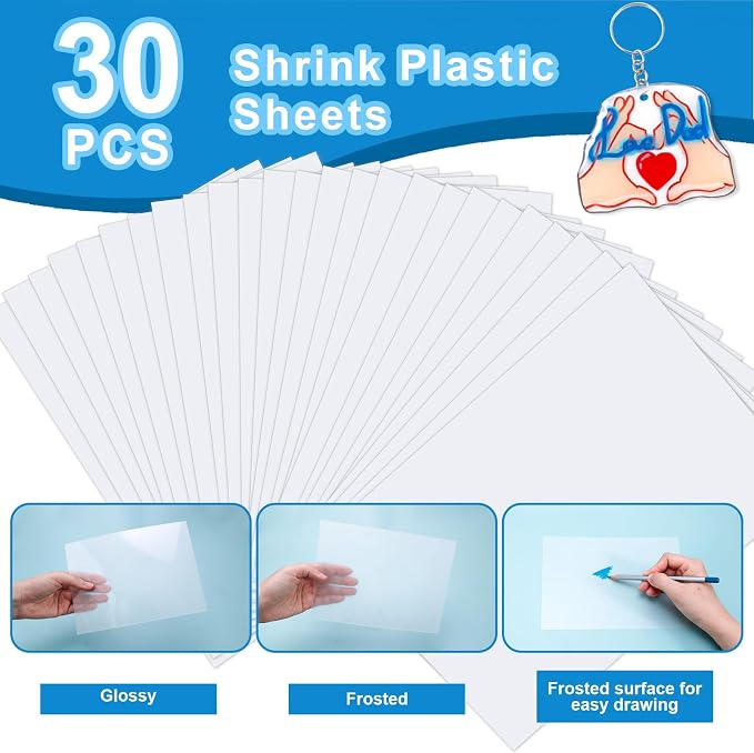 Auihiay 30PCS Shrink Plastic Sheets - Image 4