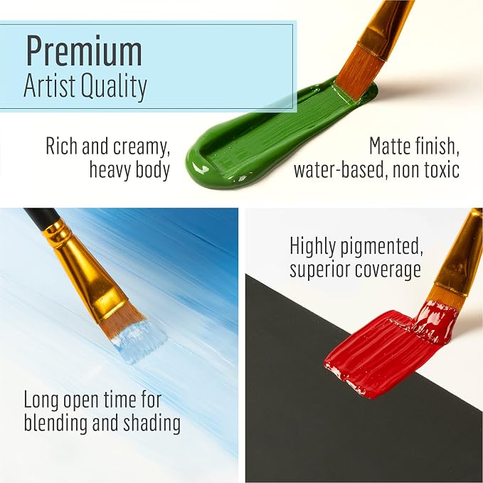 FolkArt Acrylic Craft Paints, Vintage White 16 fl oz Premium Matte Finish Paint - Image 6