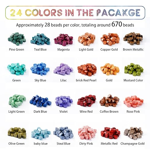 Metallic Assorted Color Seal Beads - Image 5