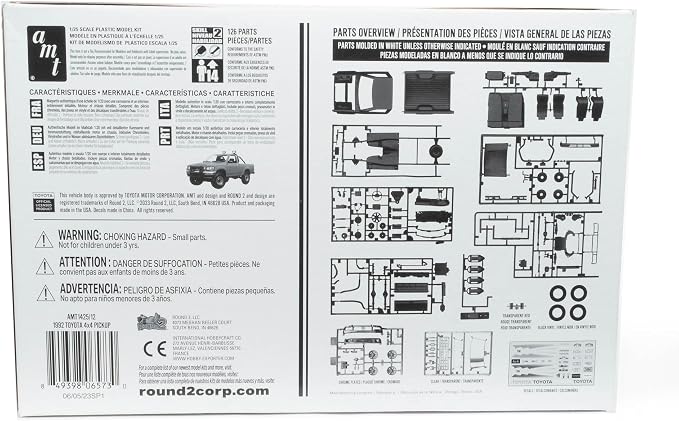 AMT 1992 4x4 Pickup 1:20 Scale Model Kit - Image 9