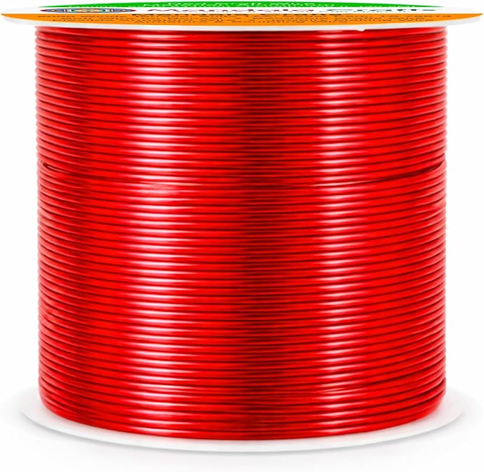 Mandala Crafts 22 Gauge Red Anodized Aluminum Craft Wire, 100 FT | Colored - Image 2