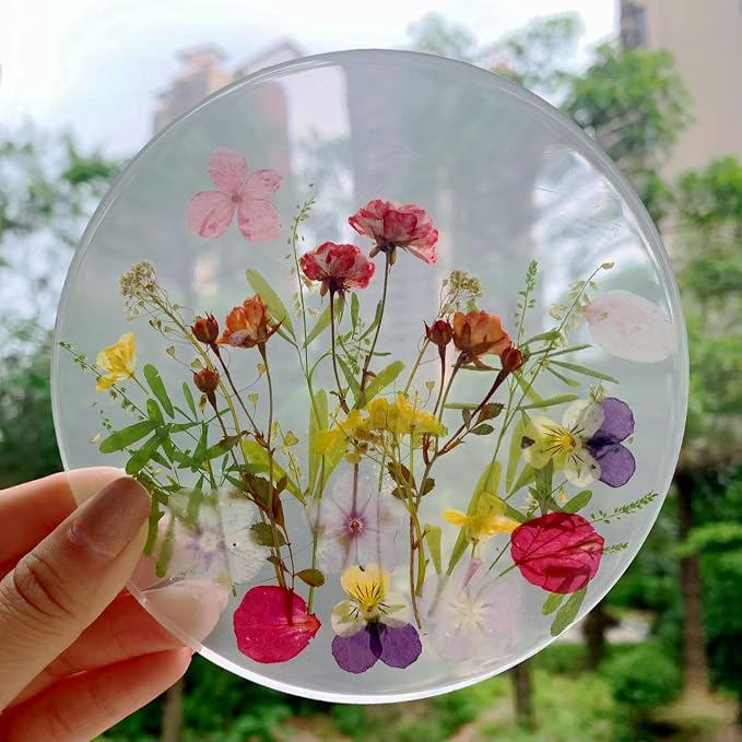 8 Types Real Dried Pressed Rose Flowers Plant Herbarium - Image 3