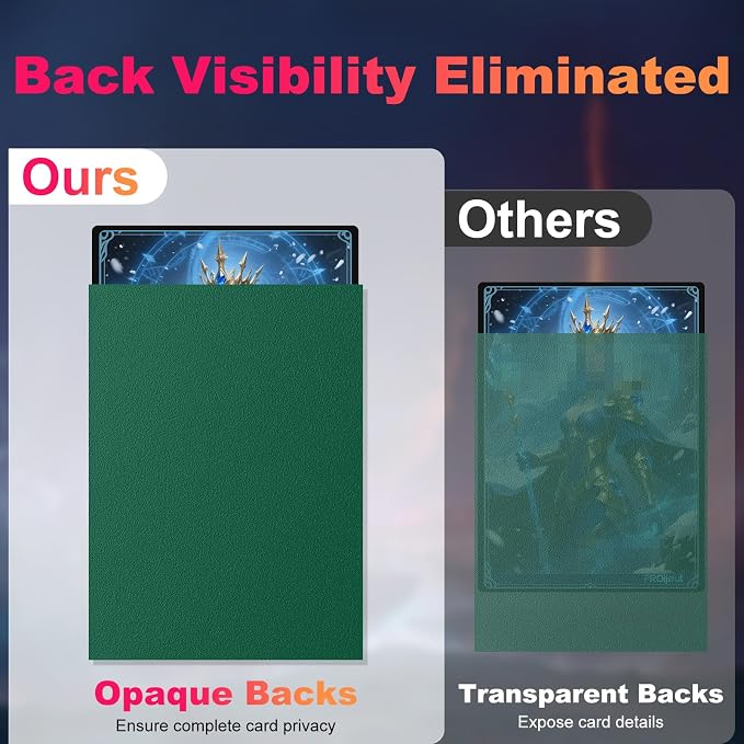 200 Pack Card Sleeves, Matte Dual Trading Card Sleeves - Image 3
