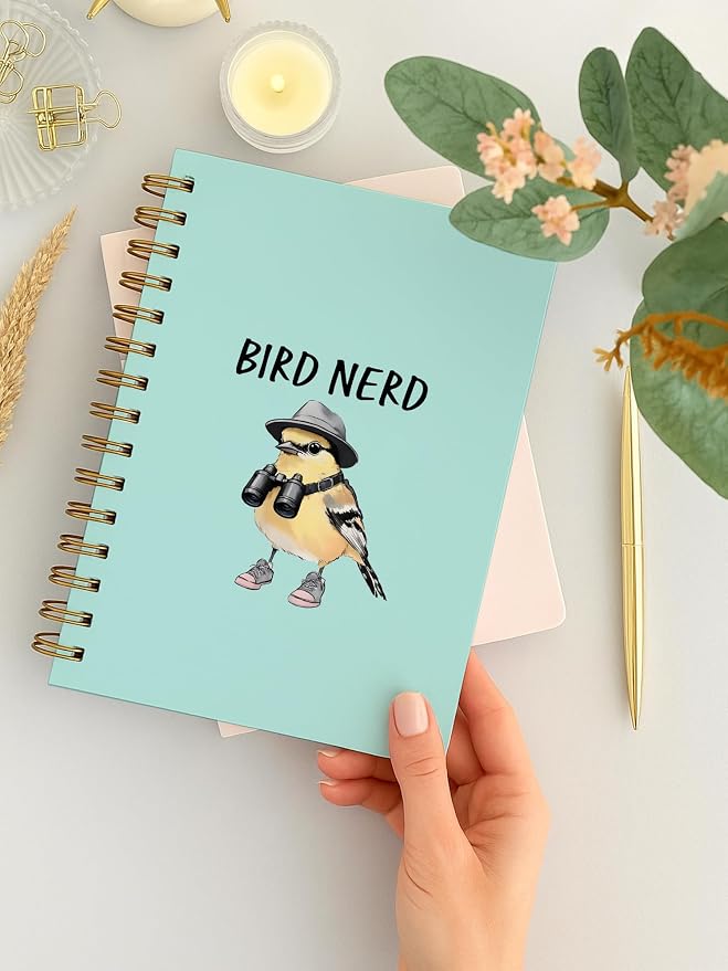 Funny Bird Birding Spiral Notebook, Birds Watching Journal, Gifts - Image 3