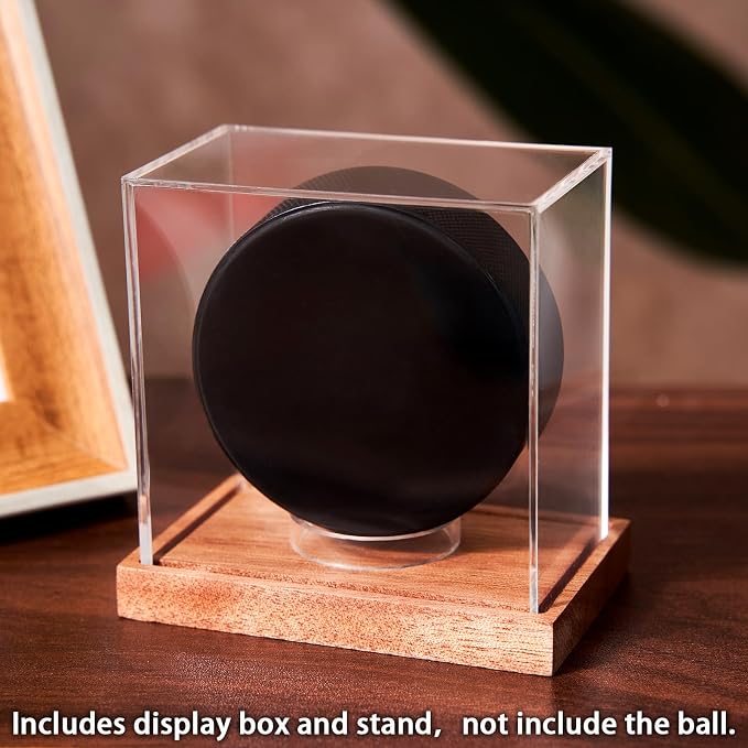 LITY Hockey Puck Display Case, No Assembly Required Acrylic Clear Holder - Image 4