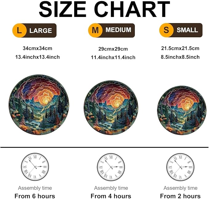 Wooden Puzzles for Adults, 3D Cave Sky Wooden Puzzles 300 Pieces, Unique Animal - Image 5
