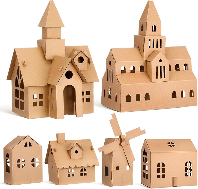 WRITWAA DIY Paper House Kit for Kids by WRITWAA