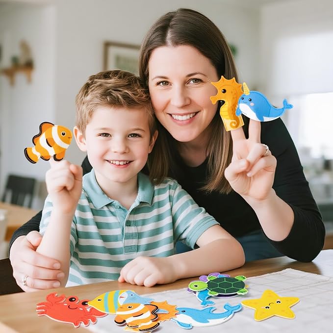 COcnny Sea Animal Finger Puppets - Image 8