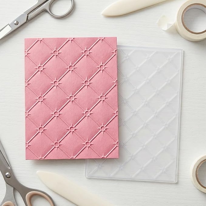 Tufted 3D Embossing Folder for Card Making, Paper Crafting, DIY Crafts and - Image 6