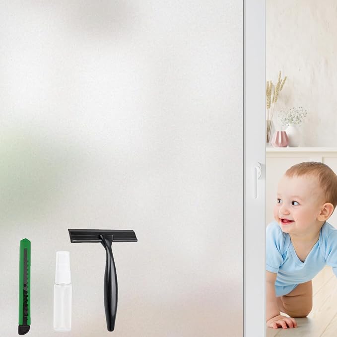 STATINT Frosted Glass Window Privacy Film Sun Blocking UV Protection Window by STATINTWINDOWFILMS
