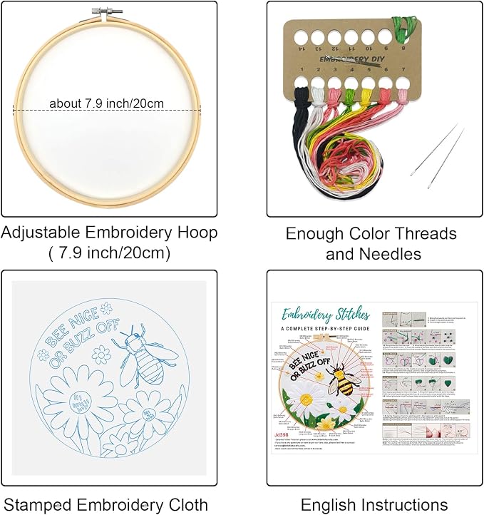 Louise Maelys Embroidery Kits for Beginners, Cross Stitch Kit for Adults - Image 2