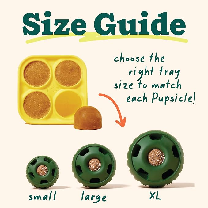 WOOF Pupsicle Treat Tray Mold, Small 10-25 lbs, Silicone Molds - Image 7