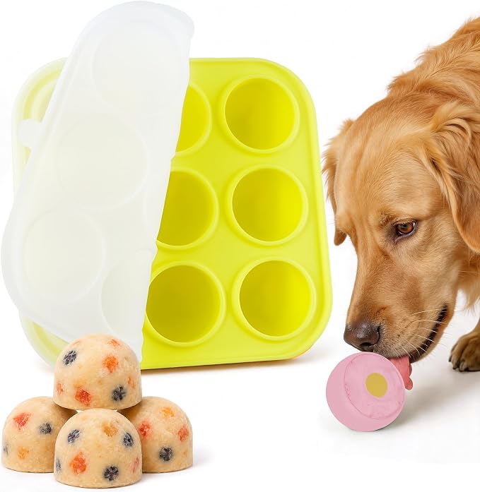 9-Cavity Silicone Freezer Dog Treat Mold by Lutatid